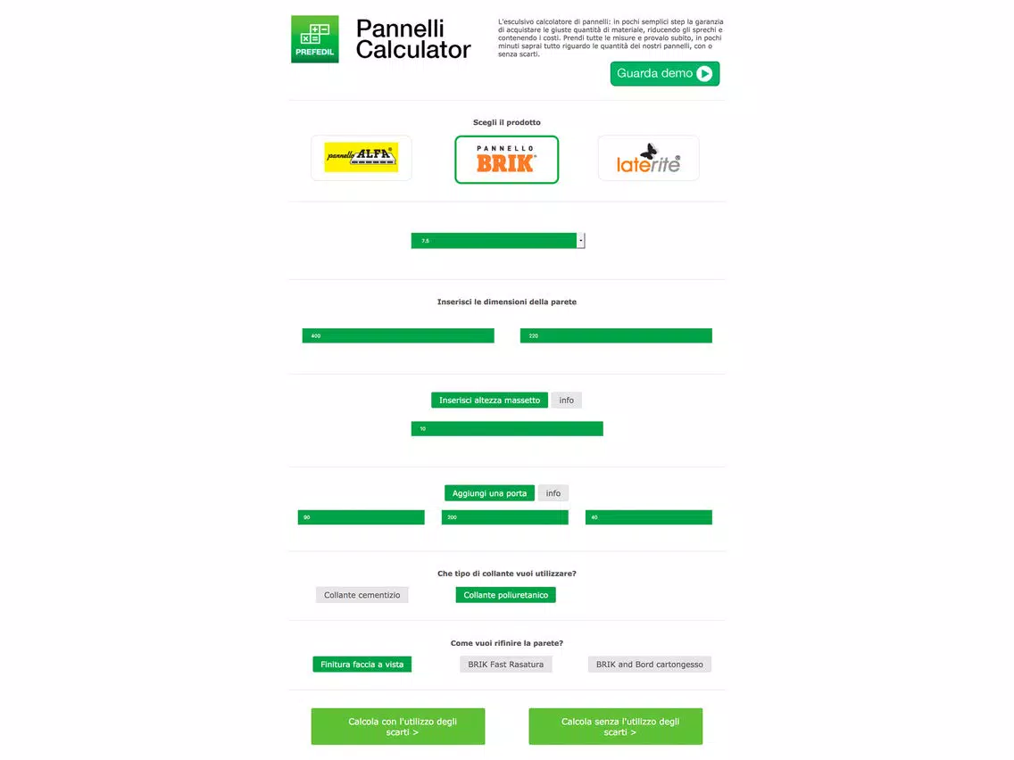 Pannelli Calculator iPad  Screenshots