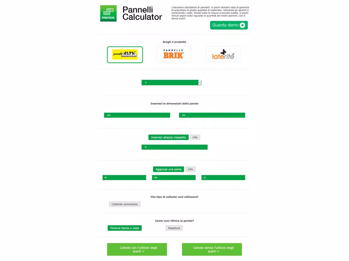 Pannelli Calculator iPad  Screenshots