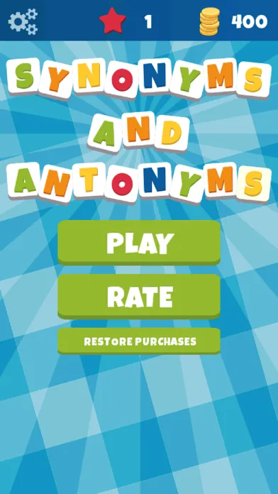 Capturas de tela do Synonyms & Antonyms (Game)