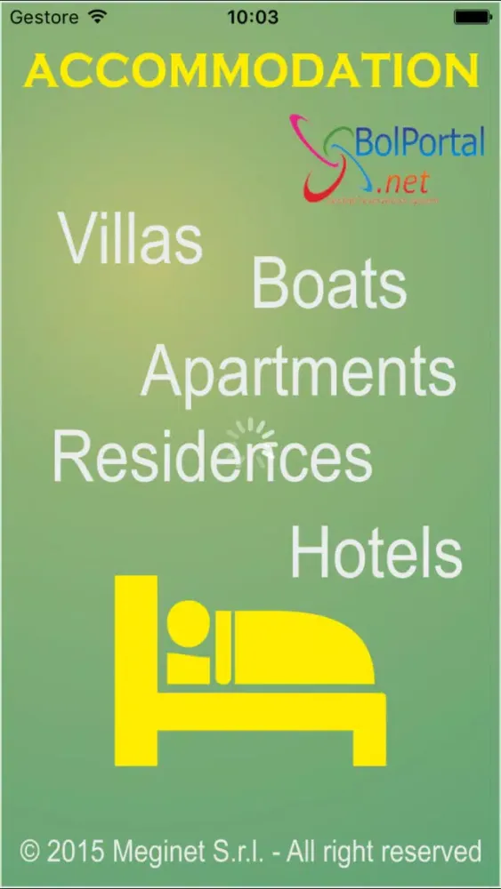 Screenshot di Accommodation by Bolportal.net