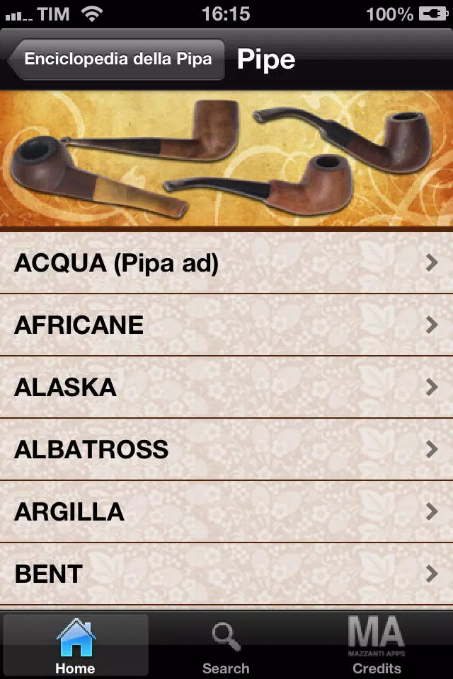 ePipe Minima Enciclopedia della Pipa Screenshots