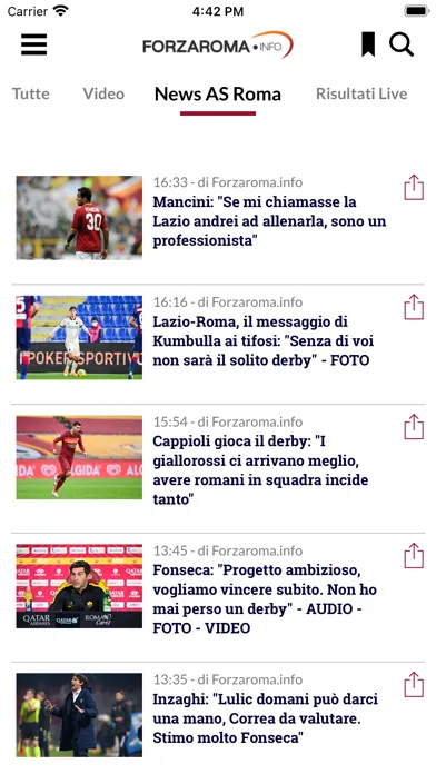 Forzaroma.info应用截图