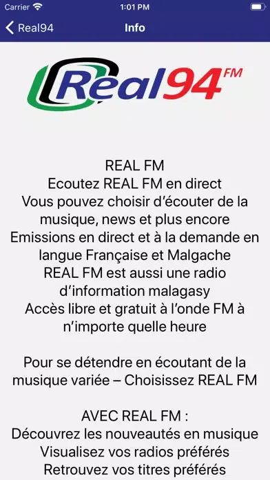 Real FM سکرین شاٹس