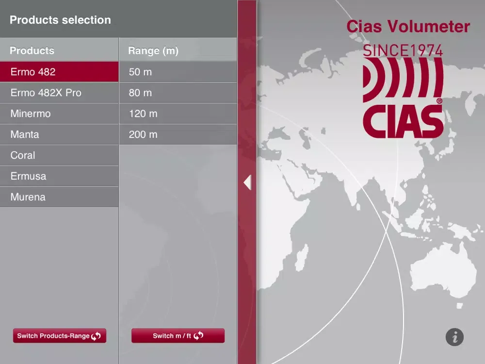 Cias_Volumeter iPad  Screenshots