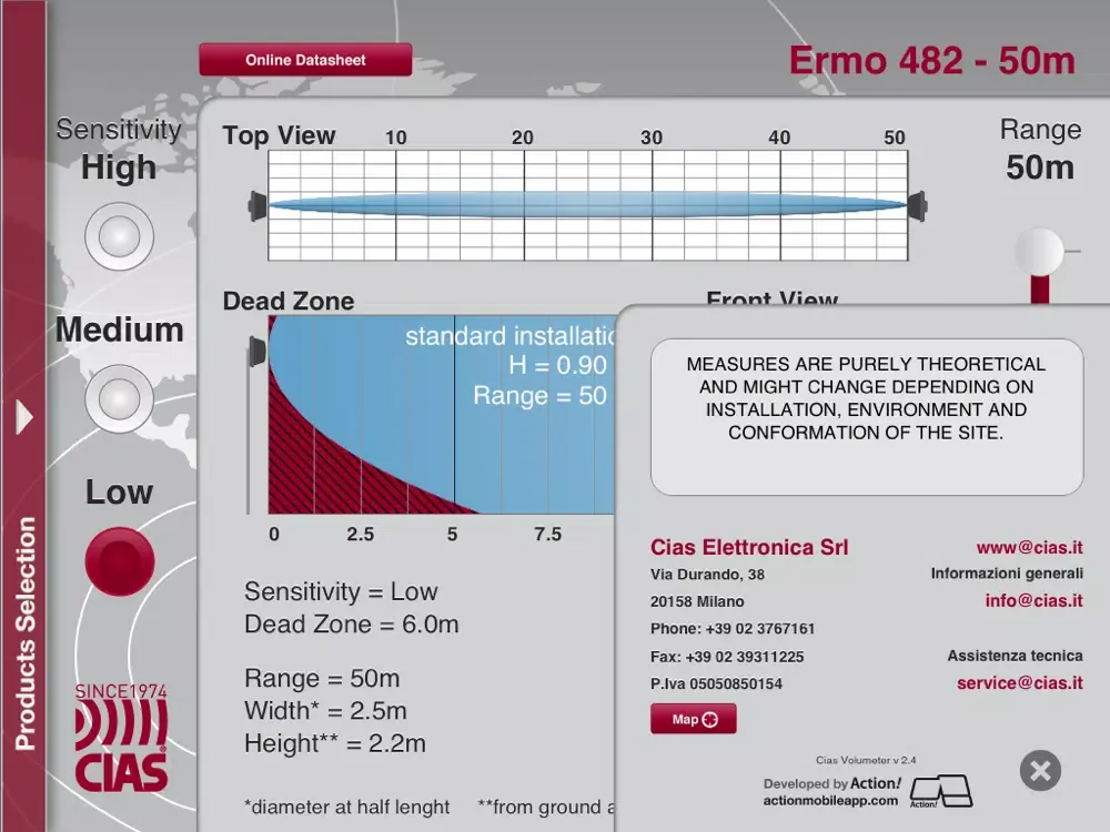Cias_Volumeter iPad  Screenshots
