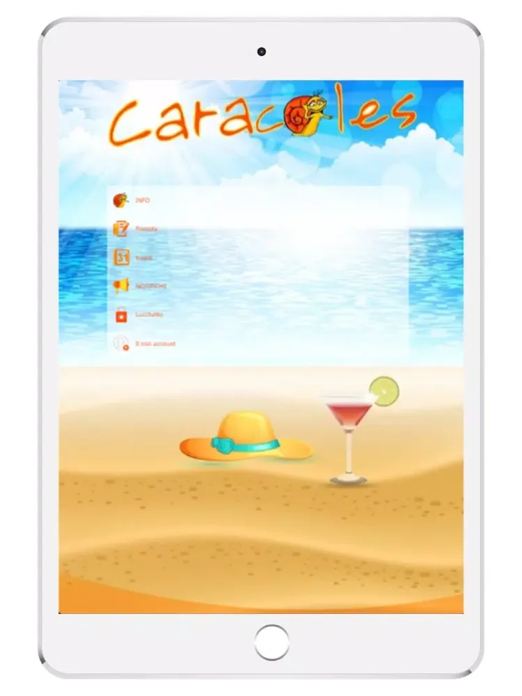 Tangkapan skrin Caracoles iPad 