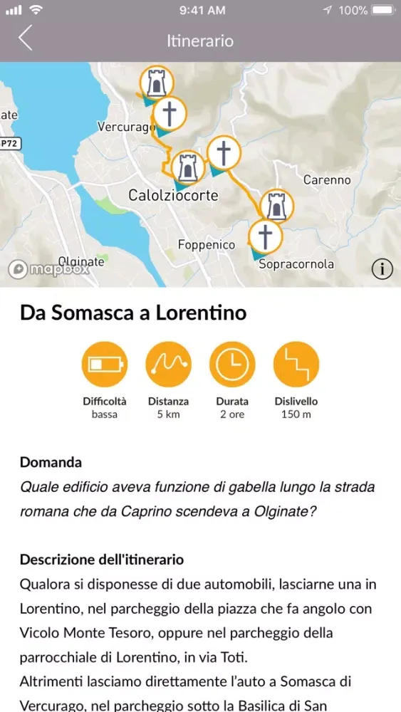 Capturas de tela do Percorsi InChiostro