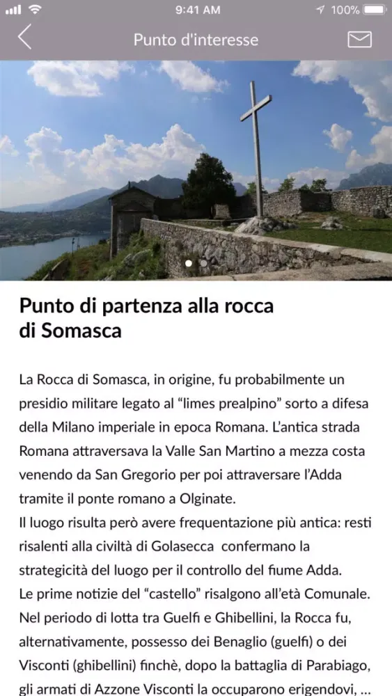Capturas de tela do Percorsi InChiostro