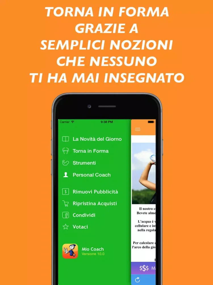 Mio Coach - Perdi Peso e Resti in Forma iPad  Screenshots
