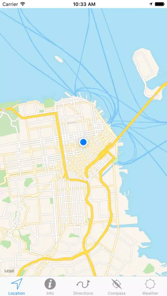 Tangkapan skrin I'm here - Everywhere your location
