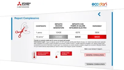 Скриншоты ECODAN Mitsubishi Electric