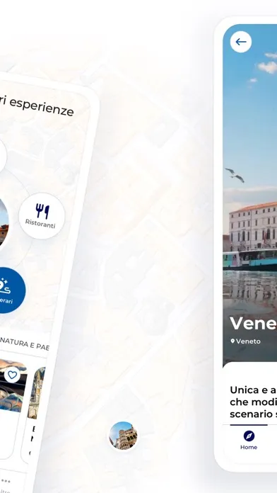 Capturas de tela do Italia.it -Travelling in Italy