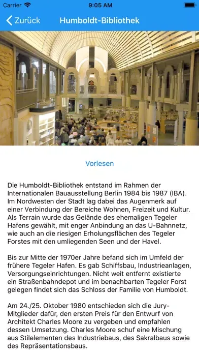 Zrzuty ekranu Humboldt-Parcours