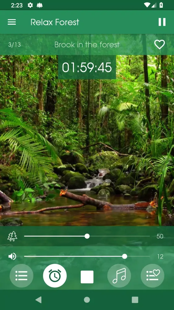 ภาพหน้าจอของ Relax Forest