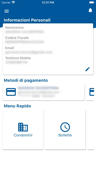 Capturas de tela do MobyPay eBilling