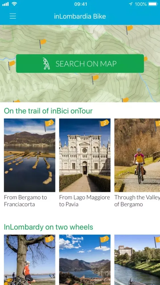 Capturas de pantalla de inLombardia Bike