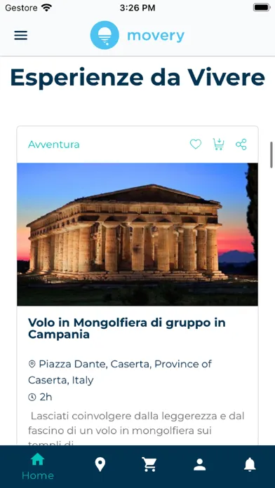 Capturas de pantalla de Movery,nuovi modi di viaggiare