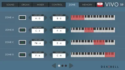 Скриншоты Dexibell VIVO Editor