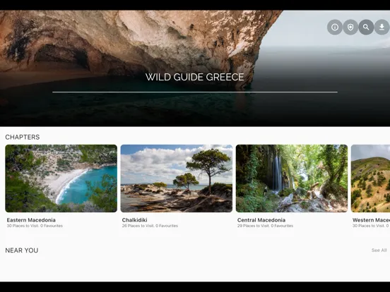Capturas de pantalla de Wild Guide Greece iPad 