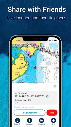 ภาพหน้าจอของ Navionics® Boating