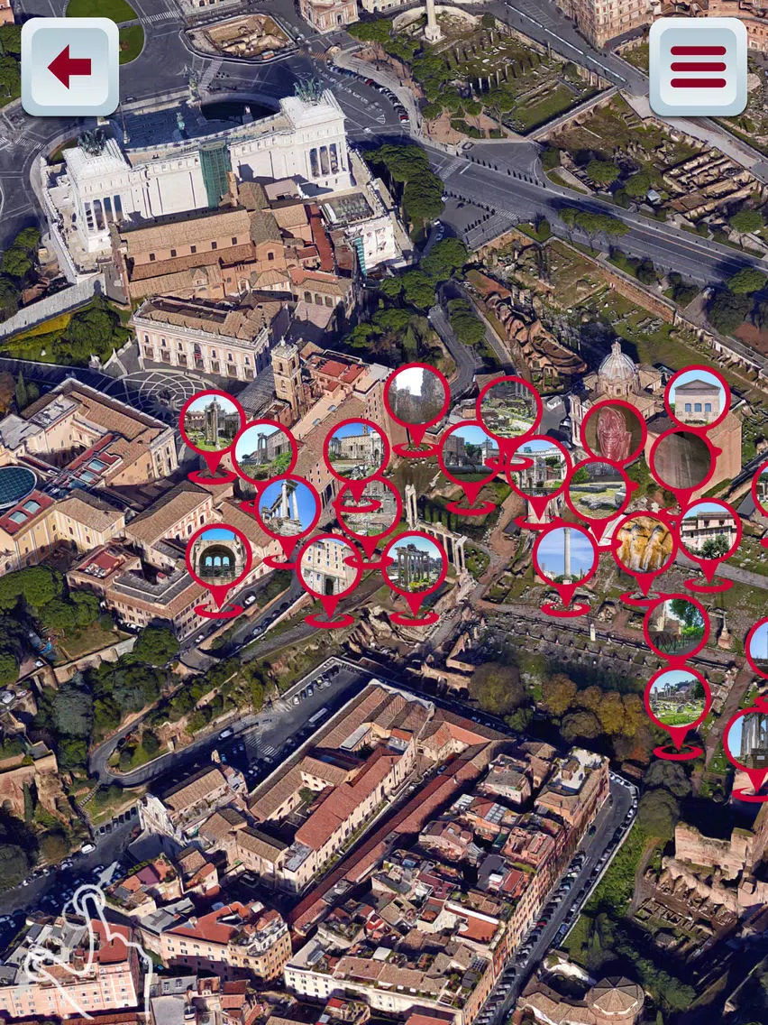 Roman Forum Tour Guide iPad  スクリーンショット