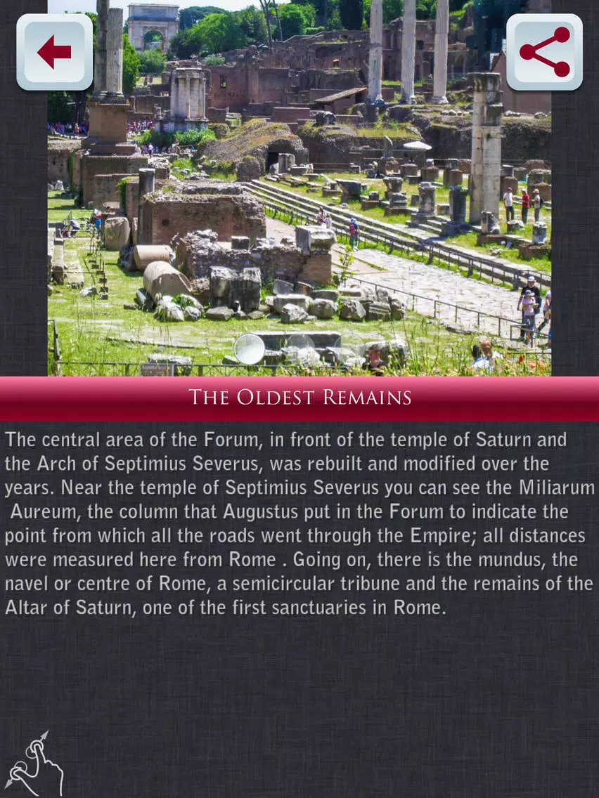 Roman Forum Tour Guide iPad  スクリーンショット