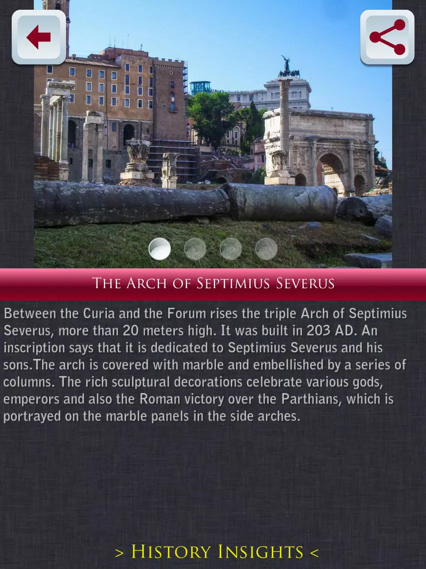 Roman Forum Tour Guide iPad  スクリーンショット