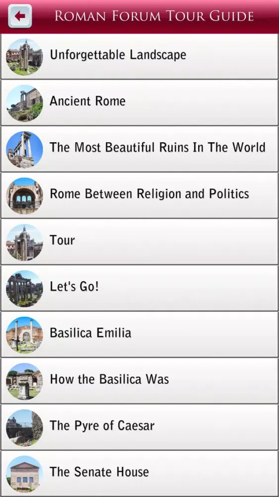 Roman Forum Tour Guide应用截图