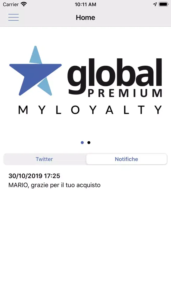 Zrzuty ekranu MyLoyalty