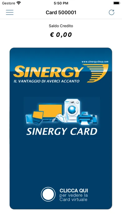 Ảnh chụp màn hình của SINERGY STORE