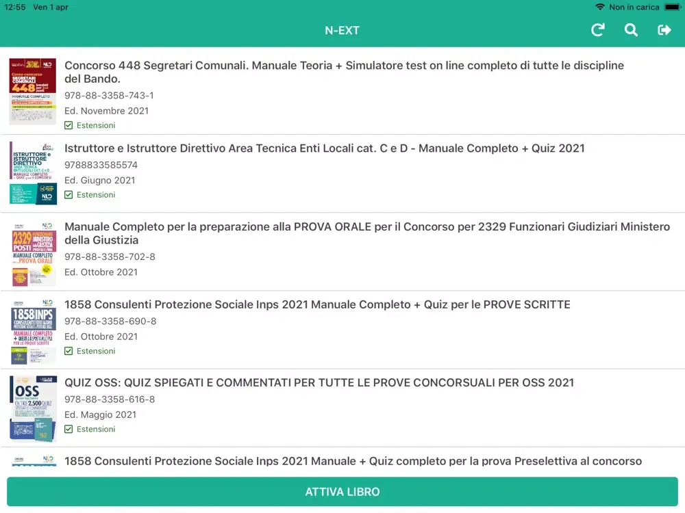 N-EXT NelDiritto Editore iPad 应用截图