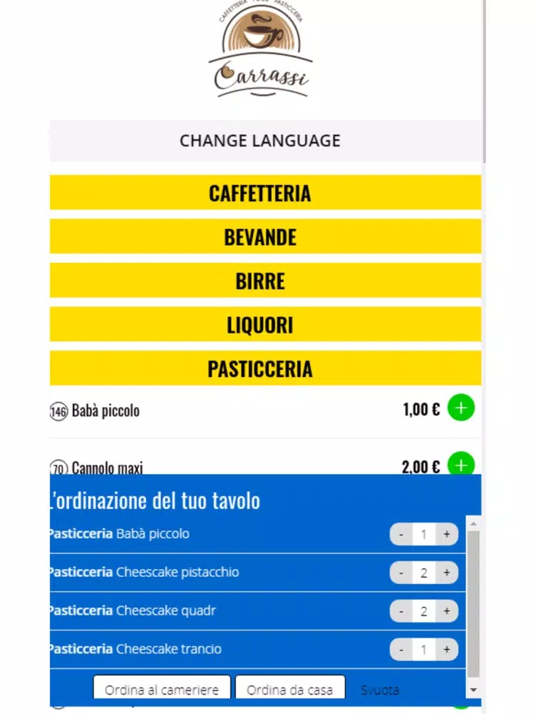 Pasticceria Carrassi iPad  Screenshots
