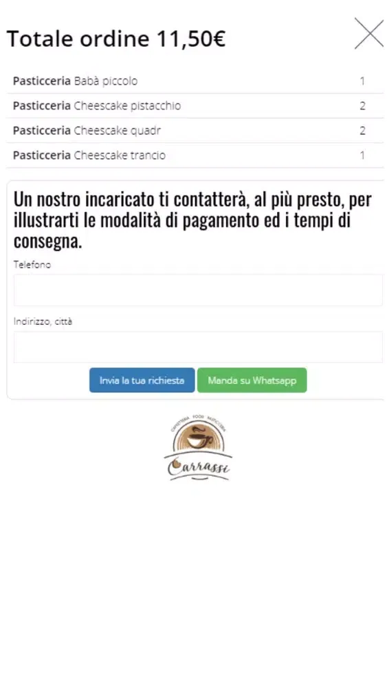 Pasticceria Carrassi 스크린샷