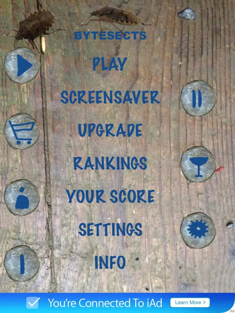 Bytesects Real insects ants smasher game and screen saver kids game iPad  スクリーンショット
