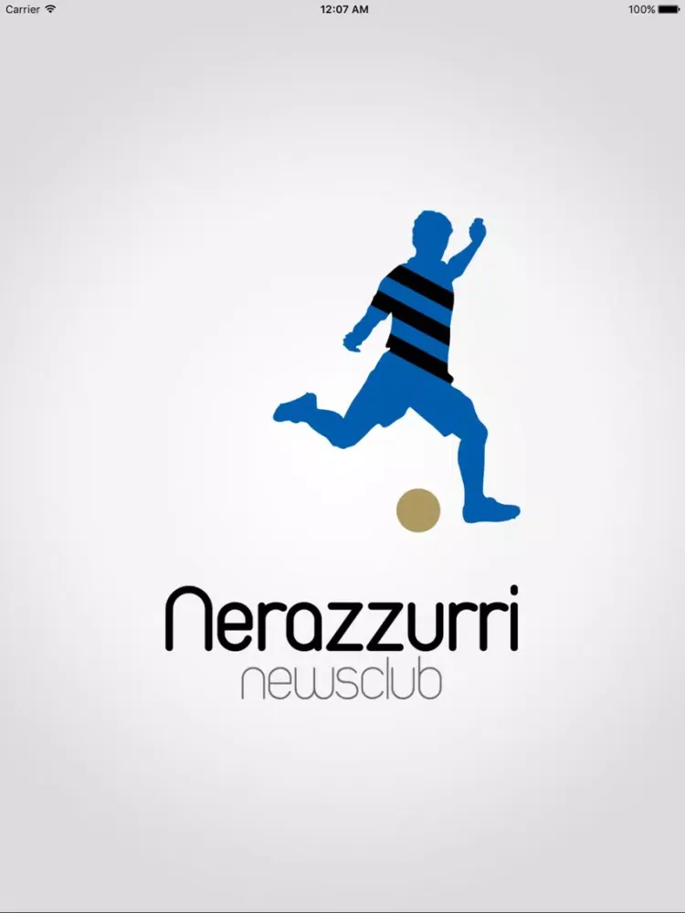 Capturas de tela do Nerazzurri NewsClub iPad 