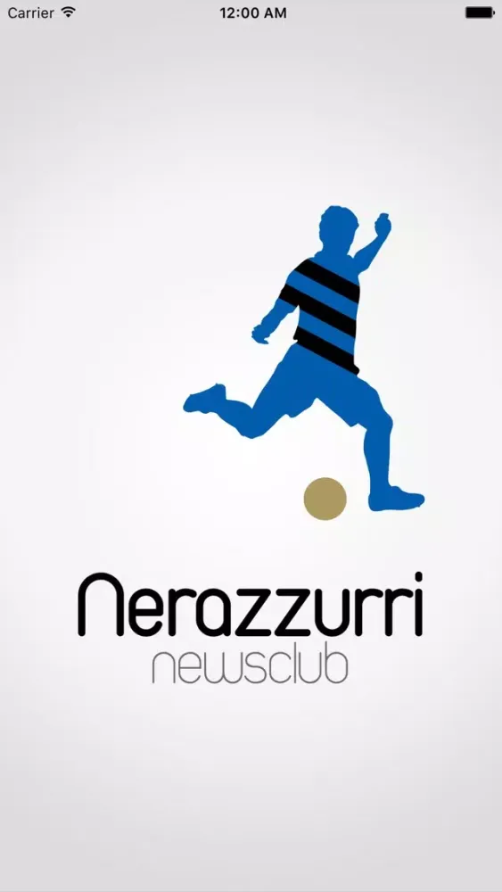 Capturas de tela do Nerazzurri NewsClub