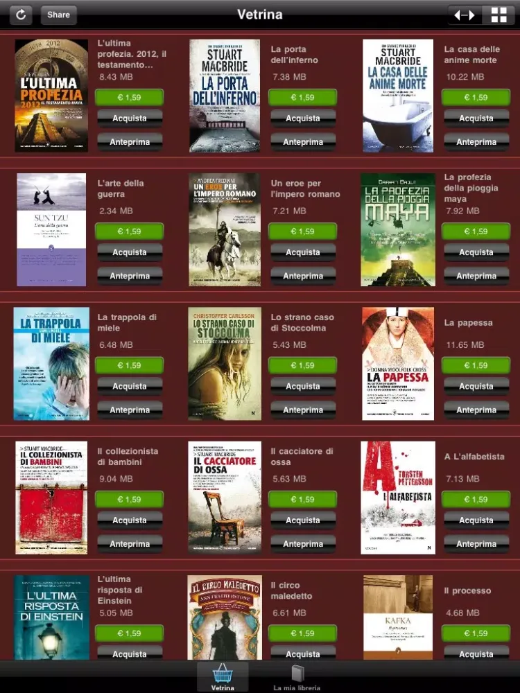 Newton Compton Bookstore iPad  스크린샷