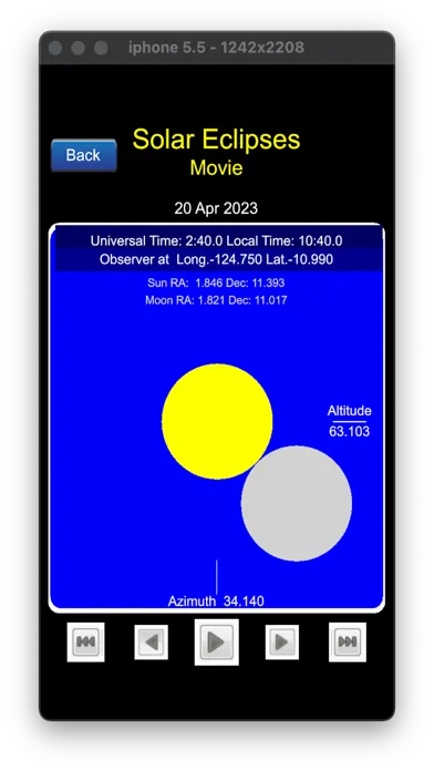Total Solar Eclipses سکرین شاٹس