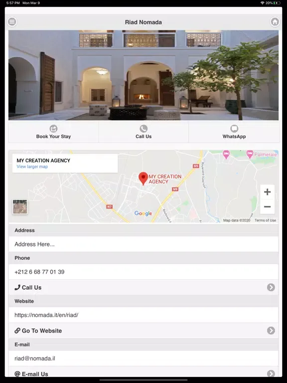 Riad Nomada Marrakech iPad 应用截图