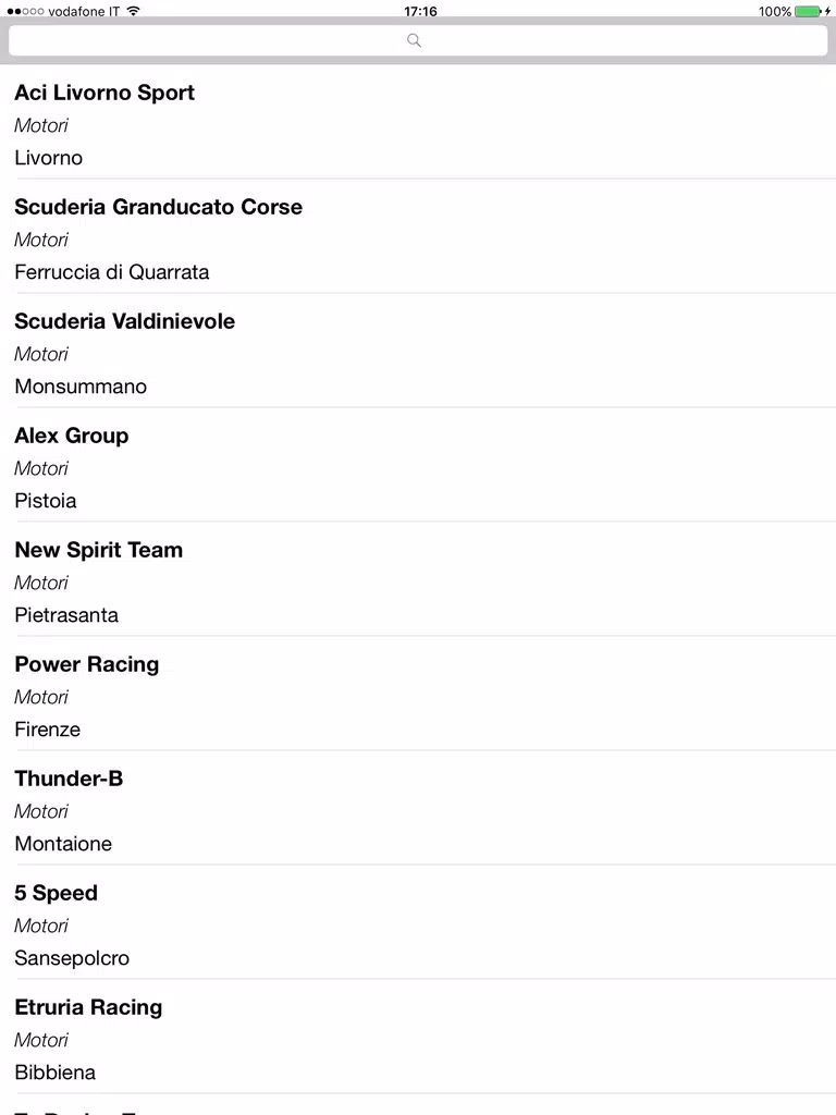 Capturas de pantalla de Toscana Sport App iPad 