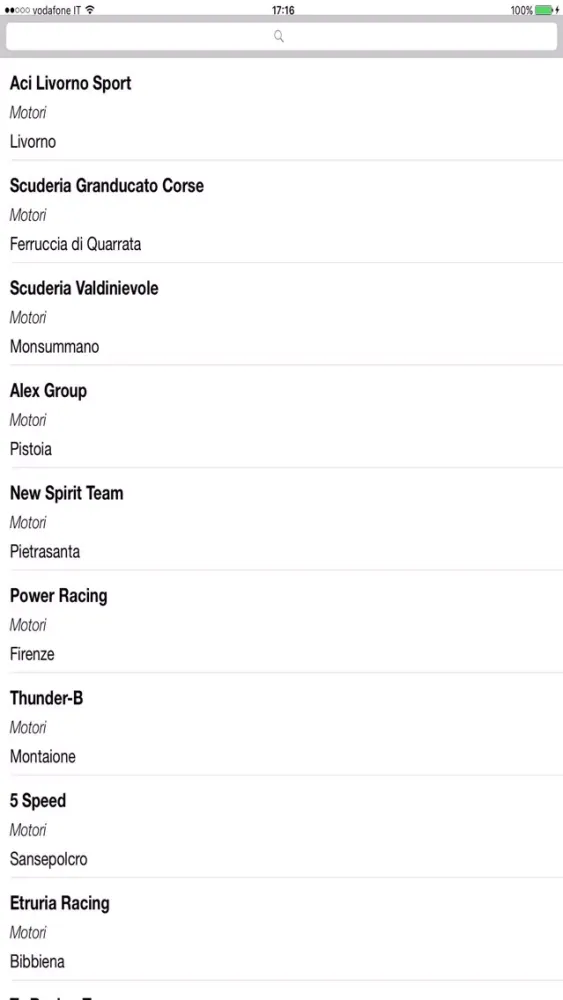 Toscana Sport App スクリーンショット