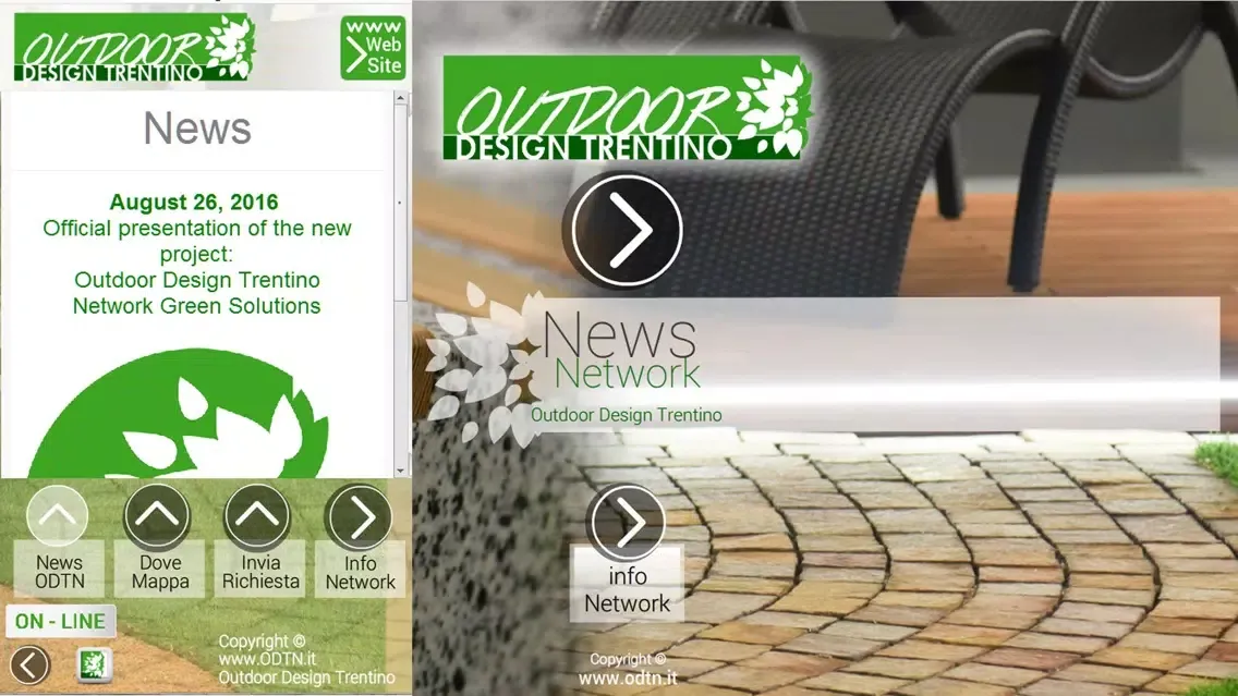 Ảnh chụp màn hình của Outdoor Design Trentino