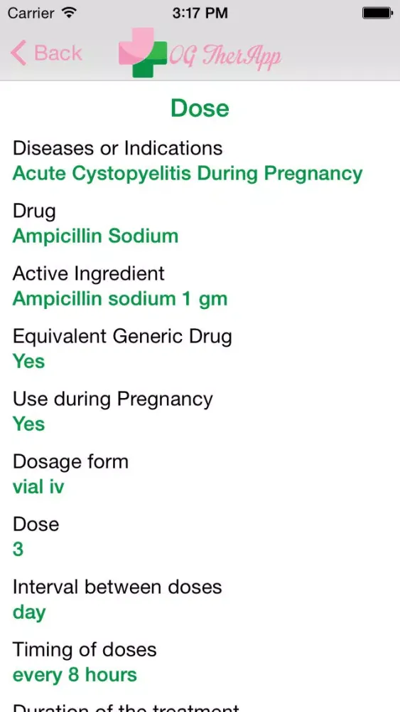 OGTherApp - Obstetrics & Gynecology Medical Therapy Screenshots