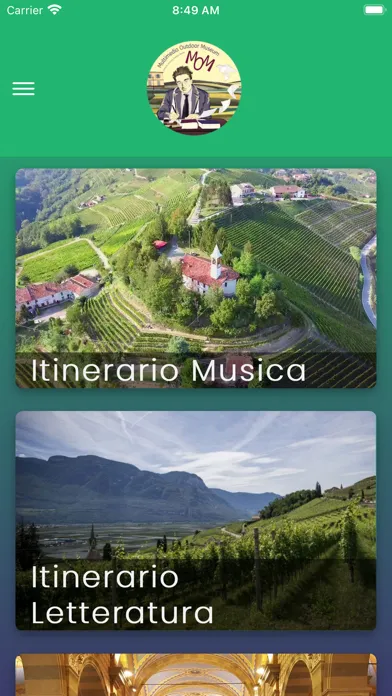 Multimedia Outdoor Museum Screenshots