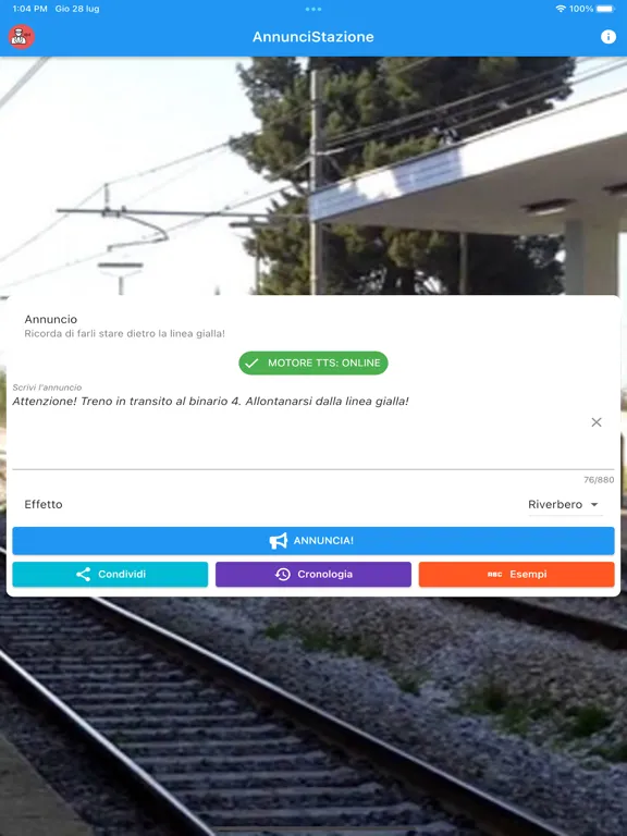 Annunci Stazione iPad  स्क्रीनशॉट