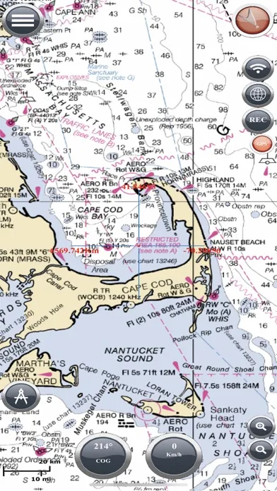 Zrzuty ekranu Marine Navigation