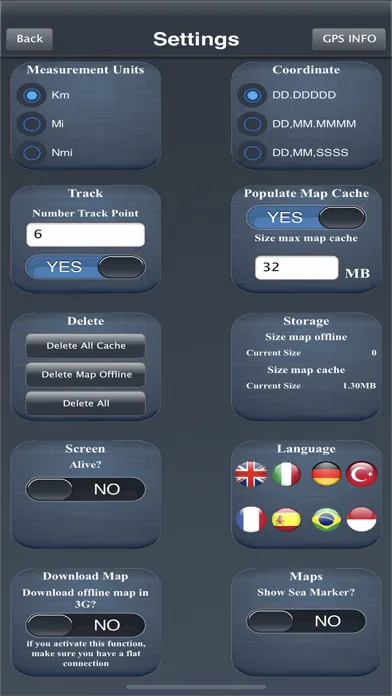 Zrzuty ekranu Marine Navigation