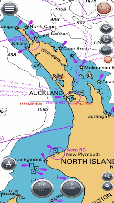 Zrzuty ekranu Marine Navigation