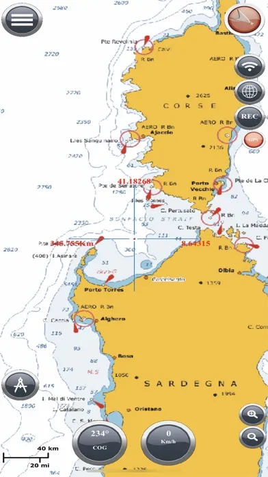 Zrzuty ekranu Marine Navigation