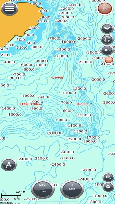 Zrzuty ekranu Marine Navigation